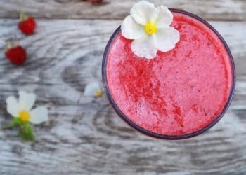 Receita de sumo de fruta natural