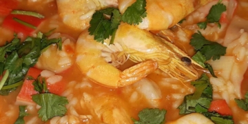 Receita do Arroz de Marisco mais prático e delicioso
