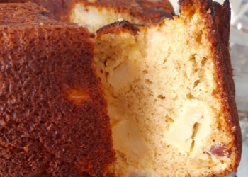 Receita do Bolo de maça e nozes