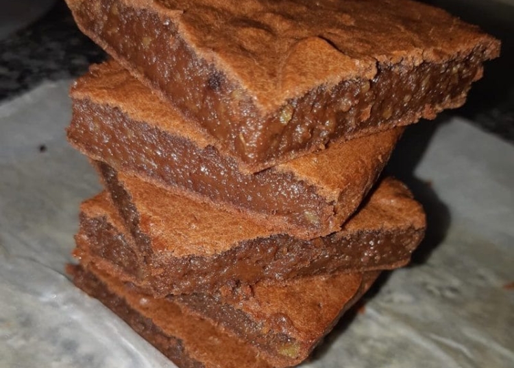 Receita de Brownie de batata doce biológica