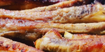 Receita de Entrecosto no forno com mel