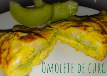 Receita da Omelete de Curgete biológica