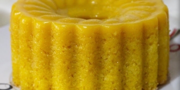 Receita do Pudim de Coco com duas camadas