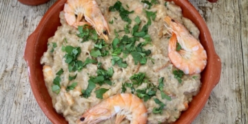 Receita da Açorda de Camarão