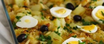 Receita do Bacalhau à Gomes de Sá