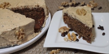 Receita do Bolo de Café com Nozes