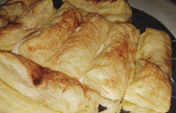 Receita de Folhados com Doce de Abóbora