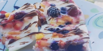 Receita do Frozen Yogurt Bark (Casca de Iogurte Congelado)