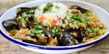 Receita dos Mexilhões de Escabeche