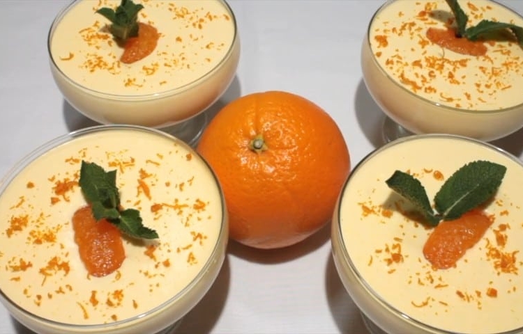 Receita da Mousse de Laranja