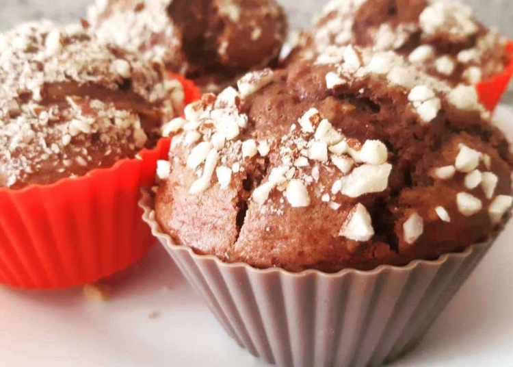 Receita dos Muffins de Chocolate e Amêndoa divinais