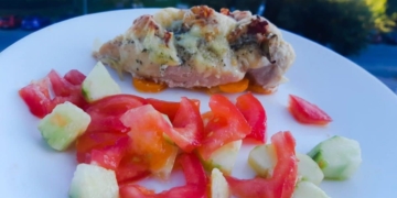 Receita dos Peitos de Frango Recheados com Bacon mais saborosos