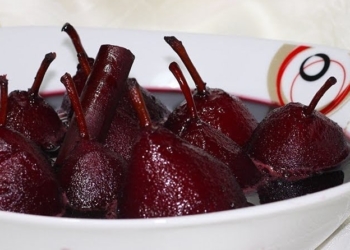 Receita das Peras Bêbedas