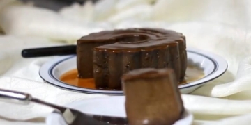 Receita do Pudim de Chocolate delicioso