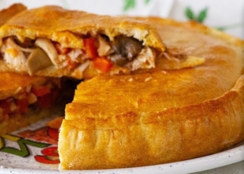 Receita da Tarte de Frango para um agradável piquenique