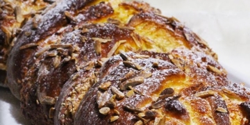 Receita da Trança de Amêndoa doce e crocante