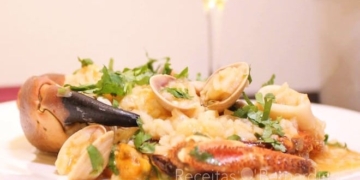 Receita do Arroz de Marisco