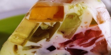 Receita do Doce Colorido de Gelatina sensacional