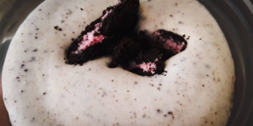 Receita da Mousse de Oreo CheeseCake de Morango sensacional