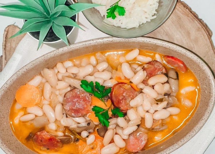 Receita de Pleurotripas à Moda do Porto vegan