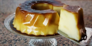 Receita do Pudim sem Ovos e com apenas 3 ingredientes