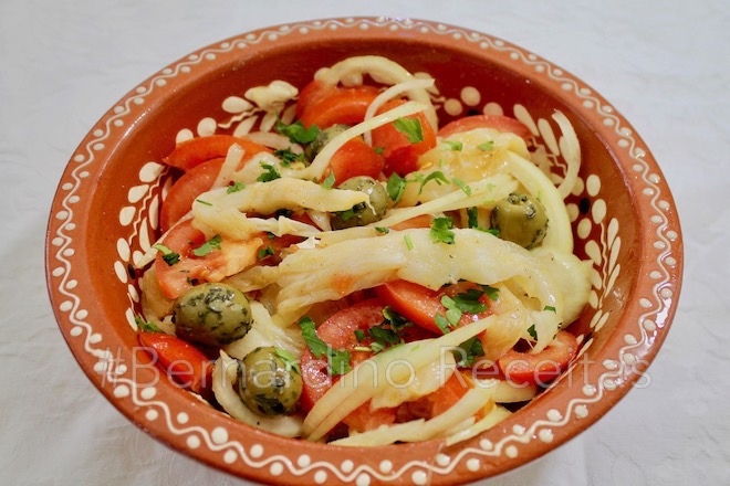 Receita de Punheta de Bacalhau