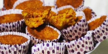 Receita dos Queques de Cenoura fofos e saborosos