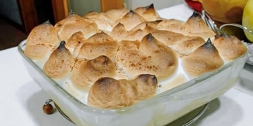 Receita da Tarte de Maça Merengada