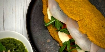 Receita de Wraps de Linhaça com sugestões de acompanhamento