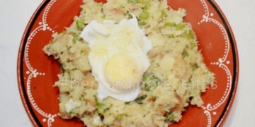 Receita de Açorda de Bacalhau com Grelos