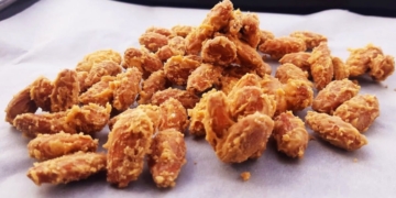 Receita de Amêndoas Caramelizadas para comer todo o ano