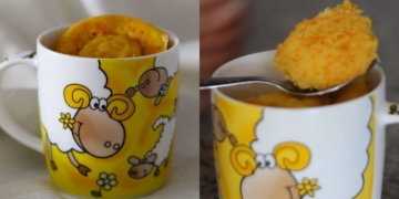 Receita do Bolo de Caneca de Cenoura