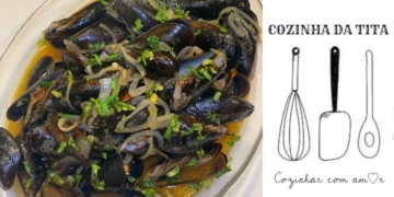 Receita dos Mexilhões à Espanhola ideias para petiscar