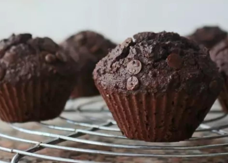 Receita de Muffins de Chocolate saudáveis