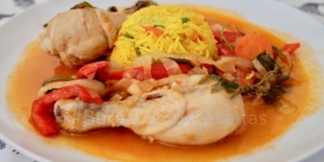 Receita de Pernas de Frango de Cebolada