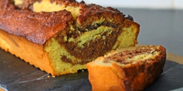 Receita do Bolo Mármore saudável e super fofinho
