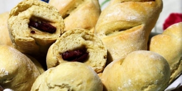 Receita de Pão com Chouriço caseiro