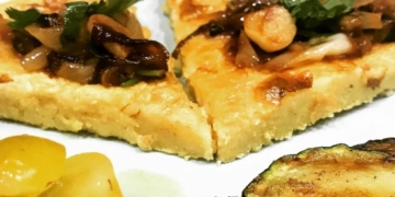 Receita de Socca tipo panqueca de grão de bico