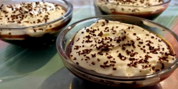 Receita das Taças de Chocolate com Natas irresistíveis