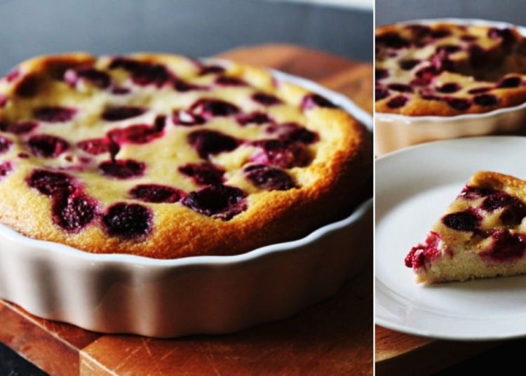 Receita de Clafoutis Saudável de Framboesas
