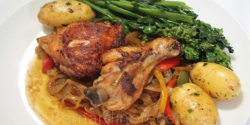 Receita de Frango com Sidra de Maçã