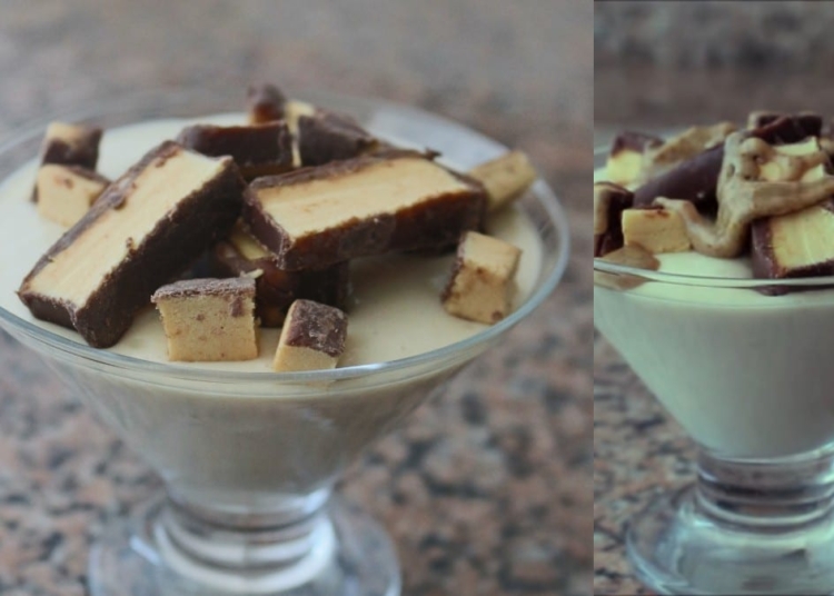 Receita da Mousse de Caramelo com Manteiga de Amendoim