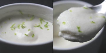 Receita da Mousse de Lima saudável