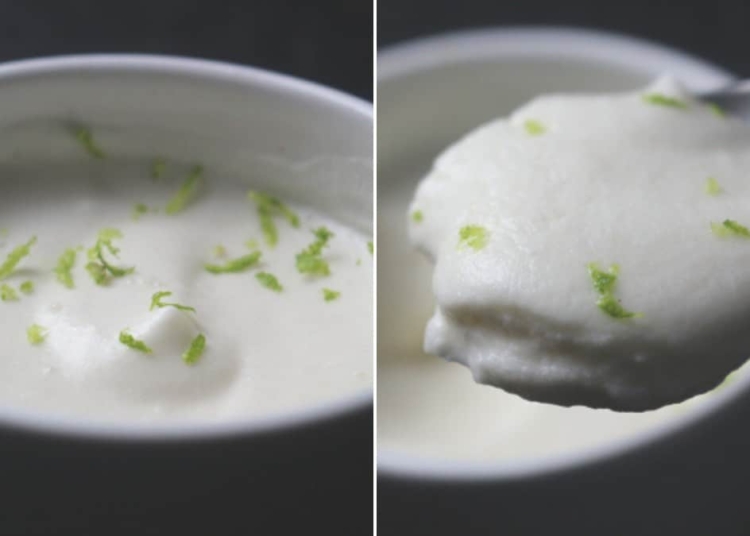 Receita da Mousse de Lima saudável