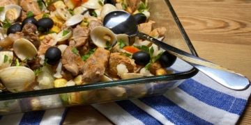 Receita de Carne de Porco à Alentejana tradicional
