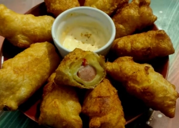 Receita de Rolinhos de Salsicha Recheados