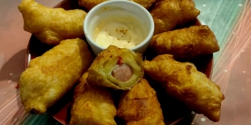 Receita de Rolinhos de Salsicha Recheados