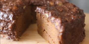 Receita da Tarte de Chocolate e Batata Doce