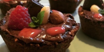 Receita das Tarteletes de Frutos Secos e Cacau divinais