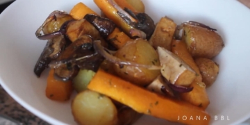 Receita de Tofu no Forno com Legumes simples e delicioso
